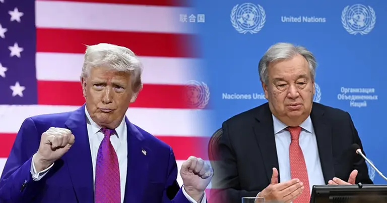 ডোনাল্ড ট্রাম্প, আন্তোনিও গুতেরেস